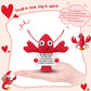 Royid Crochet Lobster Gift for Him/Her, Red, Polyester, Perfect for Birthdays and Anniversaries