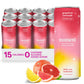 Moment Botanical Soda Soft Drink (Shark Tank) - SPARKLING Non fermented-style flavoric Drinks | Gfruit Lemonade | L-Theanine & Ashwagandha for Calm & Clarity | 0 Added Sugar 0 Caffeine | 12-pack