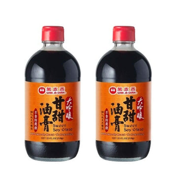 Wan Ja Shan Sweet Soy Glaze - Non-GMO, 100% Naturally Brewed, No Chemicals, Seasoning Agents, or Preservatives, Made in Taiwanes