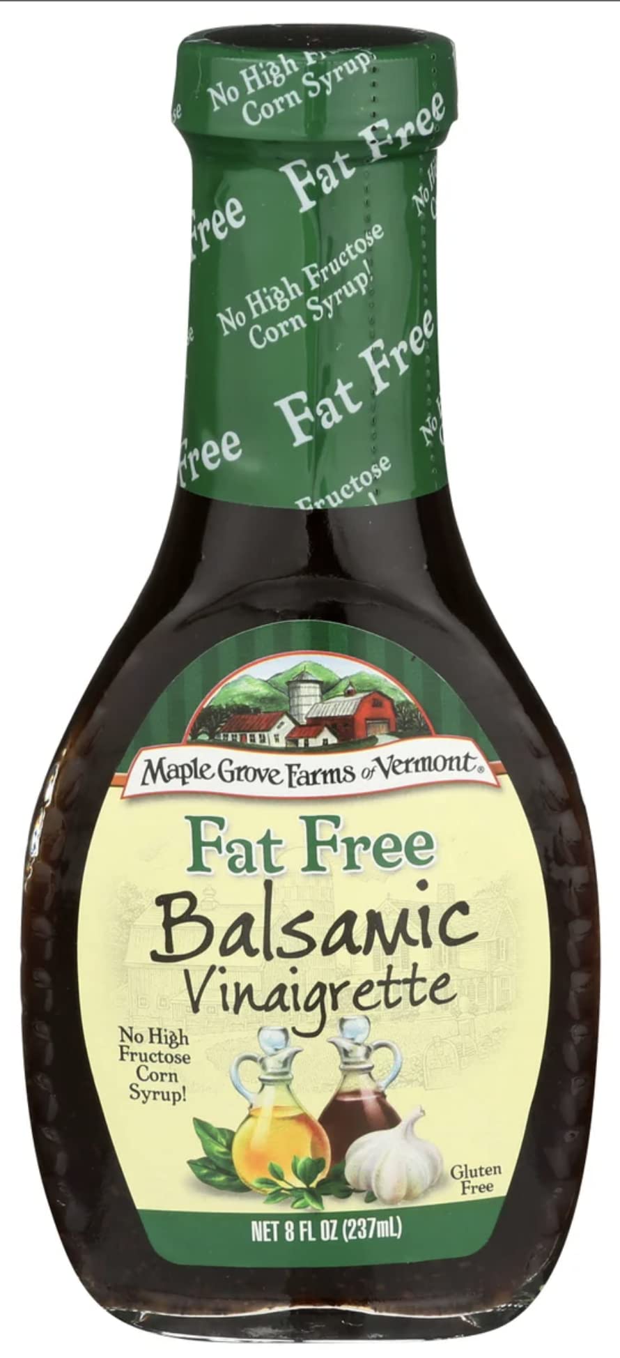 Maple Grove Dressing Balsamic Vinaigrette Fat Free 8.0 Oz(Pack Of 2)