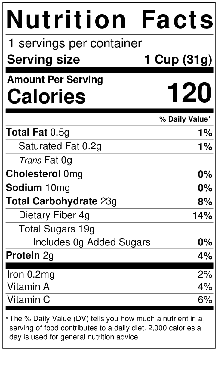 Freeze-Dried Sour Cherry - 7 Pack - 100% Real Fruit, No Sugar Added, Crunchy & Delicious, Long Shelf Life