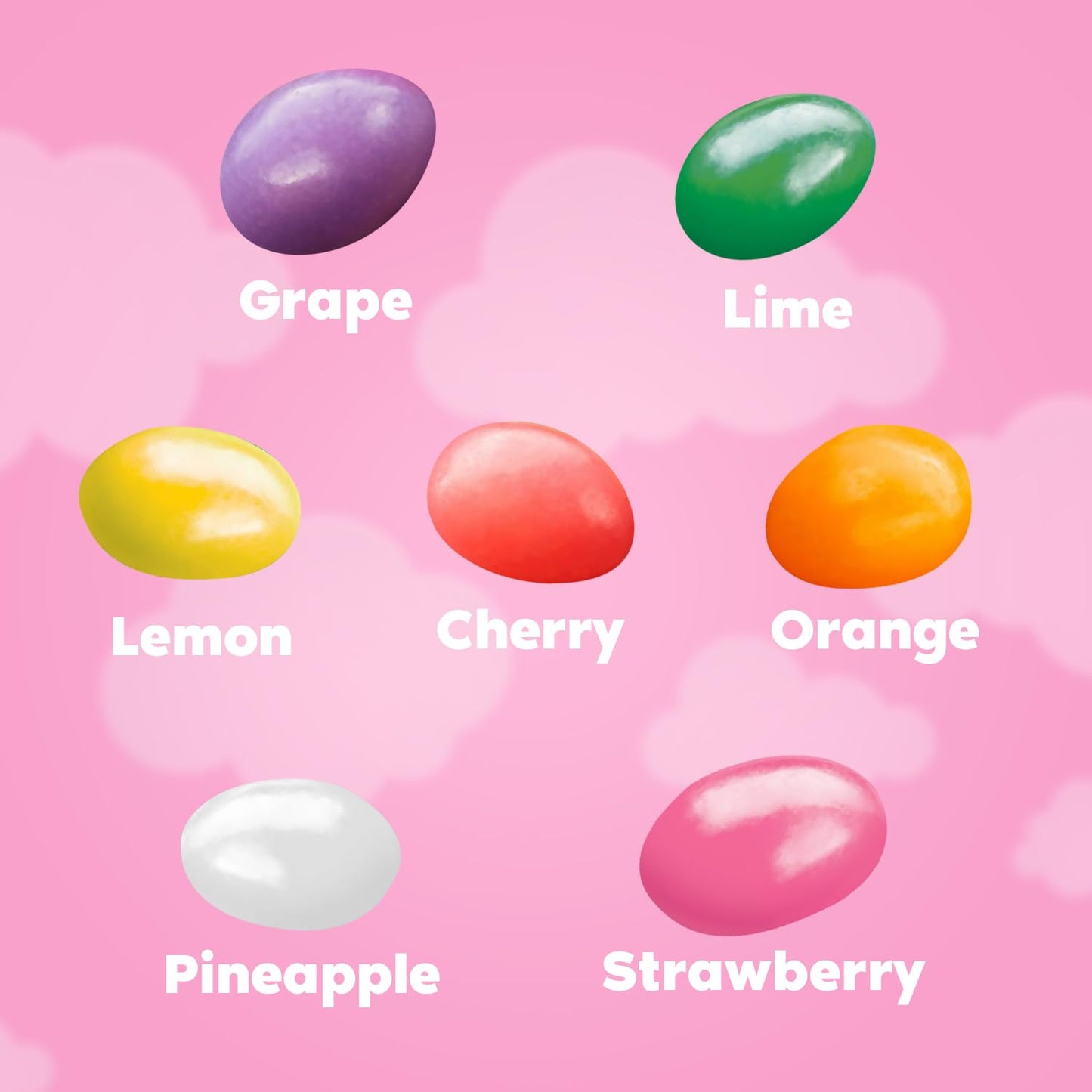 Classic Jelly Beans Variety - Assorted Flavored Sweet & Chewy Jellybean Candy For Easter Egg Hunts, Baskets, Party Favors, & Sna