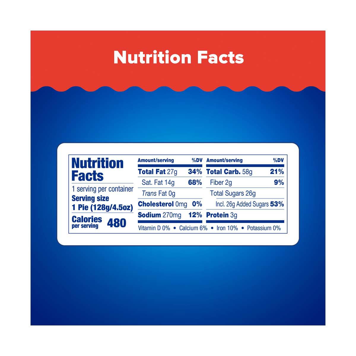 Tastykake Glazed Pies Variety Pack, Chocolate, Lemon, Apple, Cherry, 4.5 Oz, 4 Count