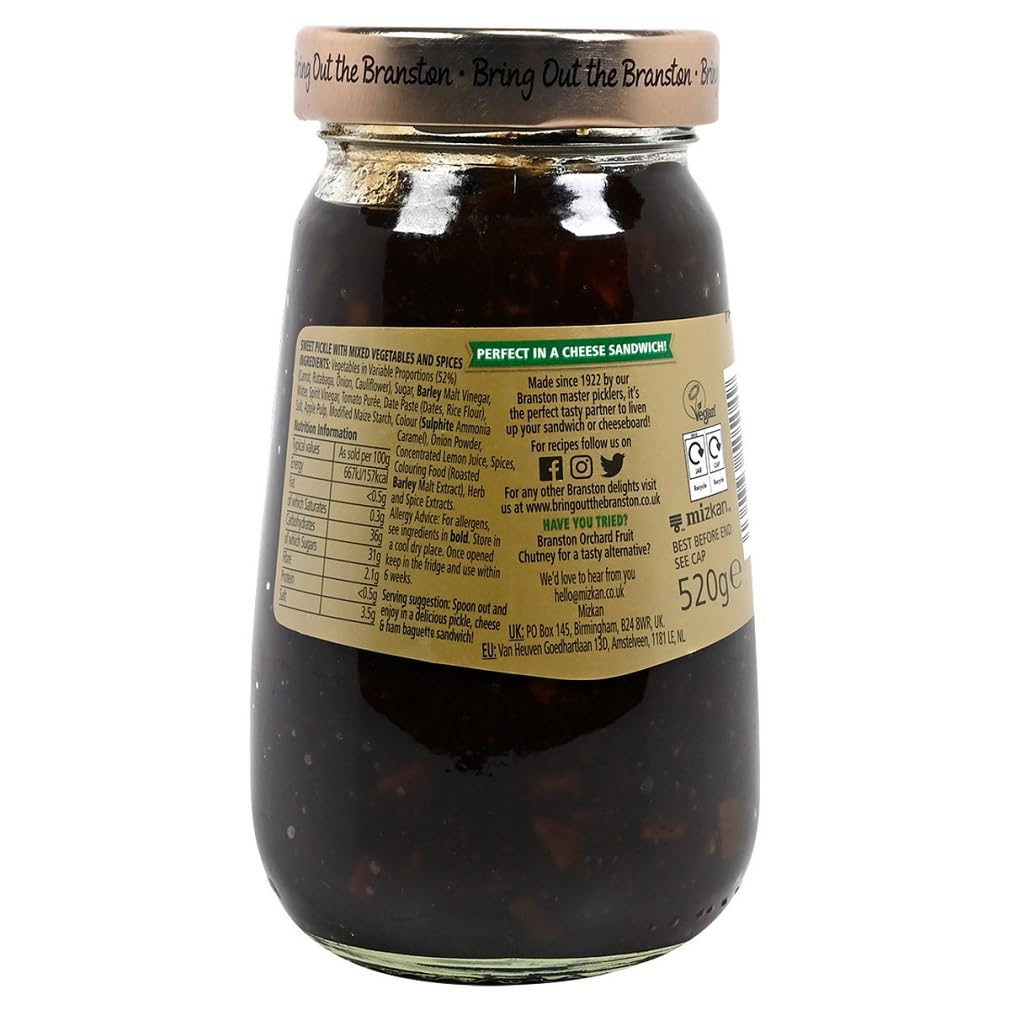 Branstons Pickle 520G Goldtop (2 Pack)