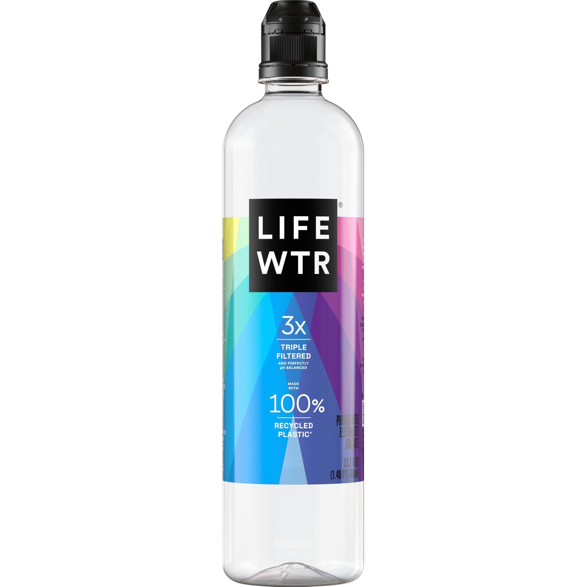 Lifewtr  Top-Grade Purified Water  Ph Balanced With Electrolytes  Flip Cap Bottle  700 Ml
