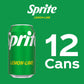Sprite Lemon Lime Soda Soft Drinks, 12 Fl Oz, 12 Pack