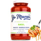 Yo Mama'S Foods Keto Tomato Basil Pasta Sauce - Pack Of (1) - No Sugar Added, Low Carb, Low Sodium, Vegan, Gluten Free, Paleo Fr