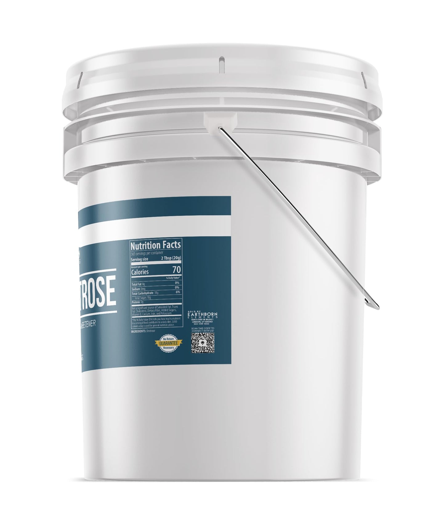 Earthborn Elements Dextrose Sugar Substitute, 400 Ounce (5 Gallon), Always Pure