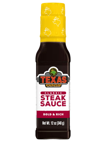 Texas Roadhouse Classic Steak Sauce, 12 oz. Bottle, Perfect Steak Marinade or Dipping Sauce, Made with Vinegar, Onion and Garlic