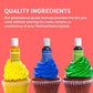 Chefmaster Liqua-Gel Food Coloring - 8 Pack, Vibrant Colors, Fade Resistant - 0.7 Ounce Each, Lemon Yellow