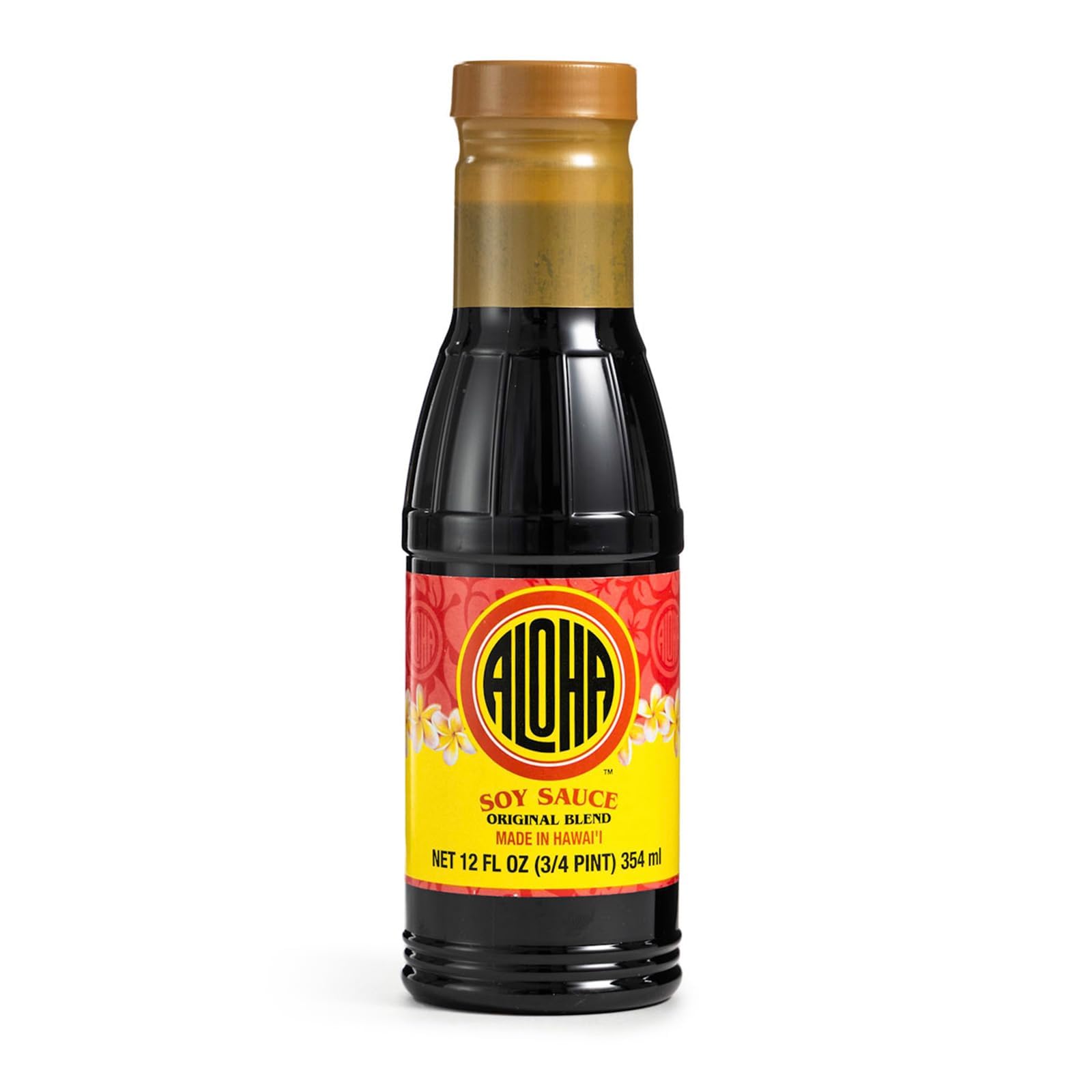 ALOHA Shoyu Soy Sauce Original Blend - Authentic Hawaiian Dark Soy Sauce, 12 Fl Oz