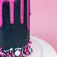 Black Pink Sprinkles For Cake Decorating, Baking - Fancy Minnie Mouse Sprinkles For Cupcake Decorating - Edible Minnie Mouse Cak