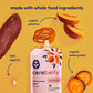 Cerebelly Sweet Potato Peach Smoothie (Pack Of 6) - Healthy Kids Snacks - Baby Food Pouch With 16 Vital Nutrients And Brain Supp