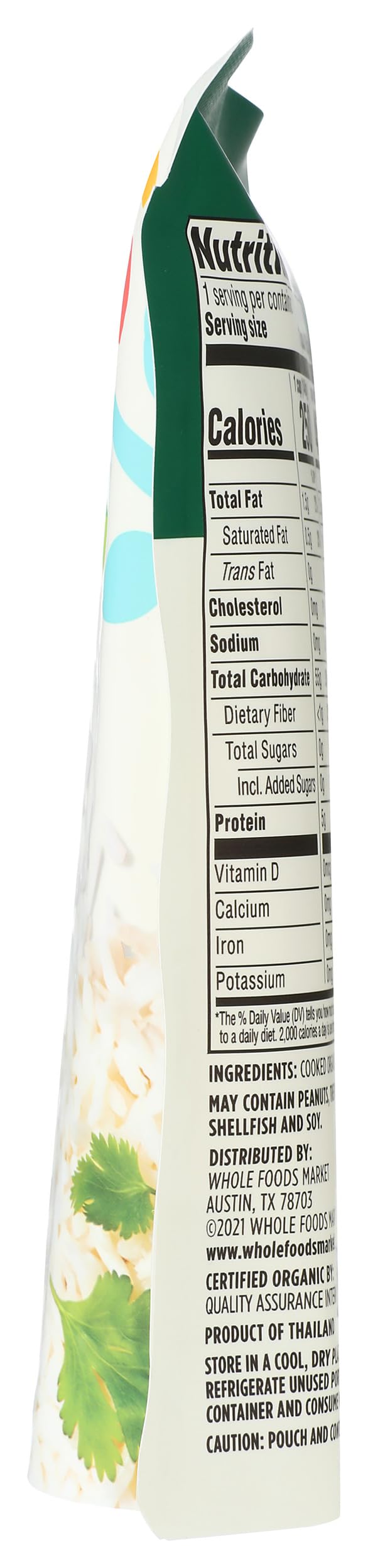365 by Whole Foods Market Organic Jasmine Rice, 90-Second Microwave Pouch, 9 Ounce