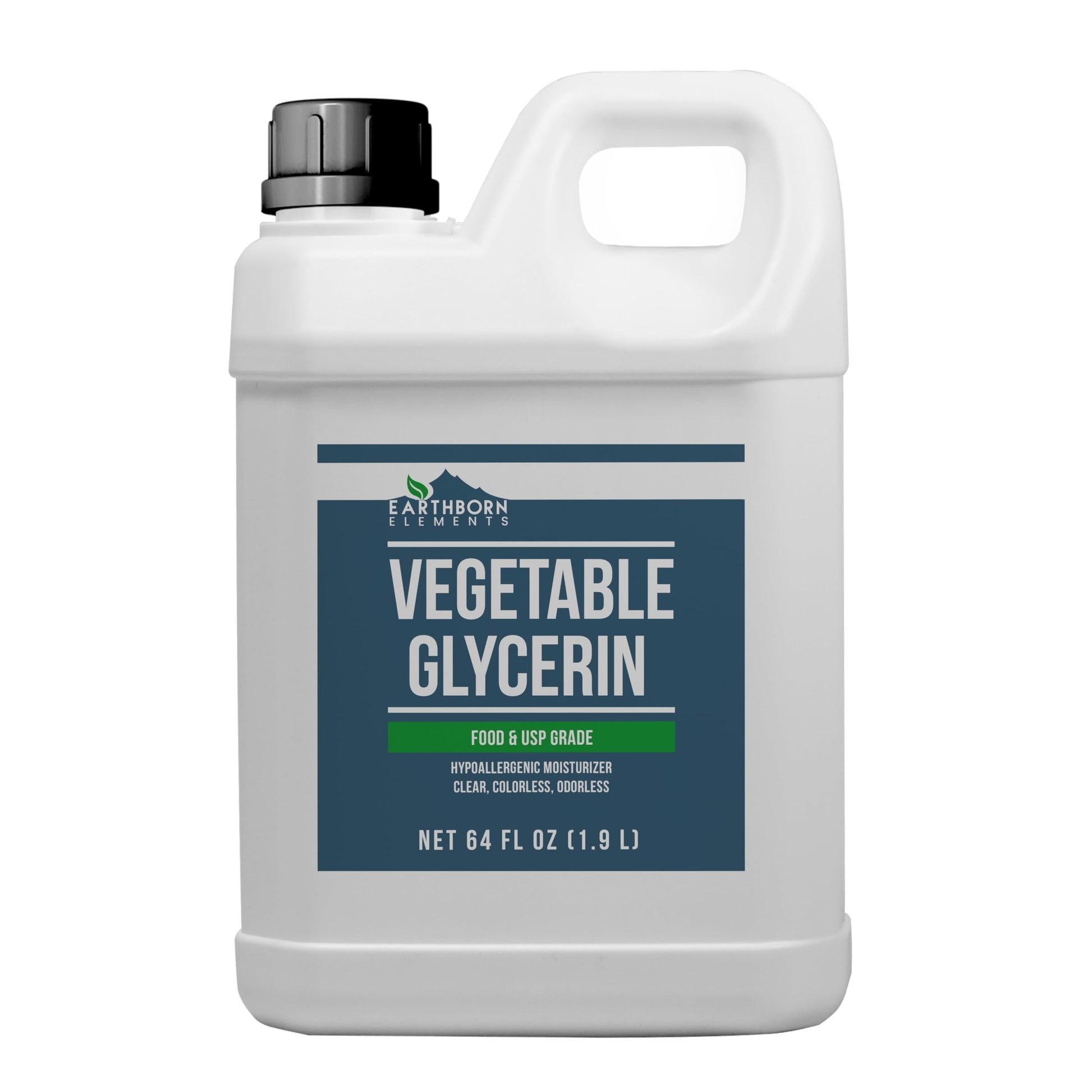 Earthborn Elements Vegetable Glycerin, Pure & Undiluted, 1 Gallon, 128 Fl Oz