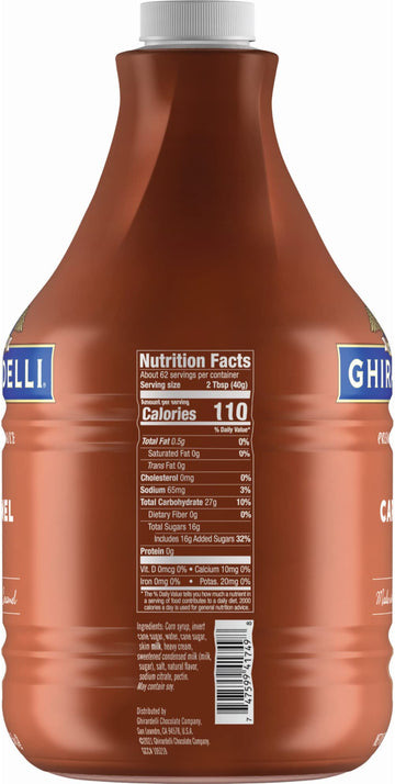 Ghirardelli Chocolate Flavored Sauce, Creamy Caramel, 90.4-Ounce