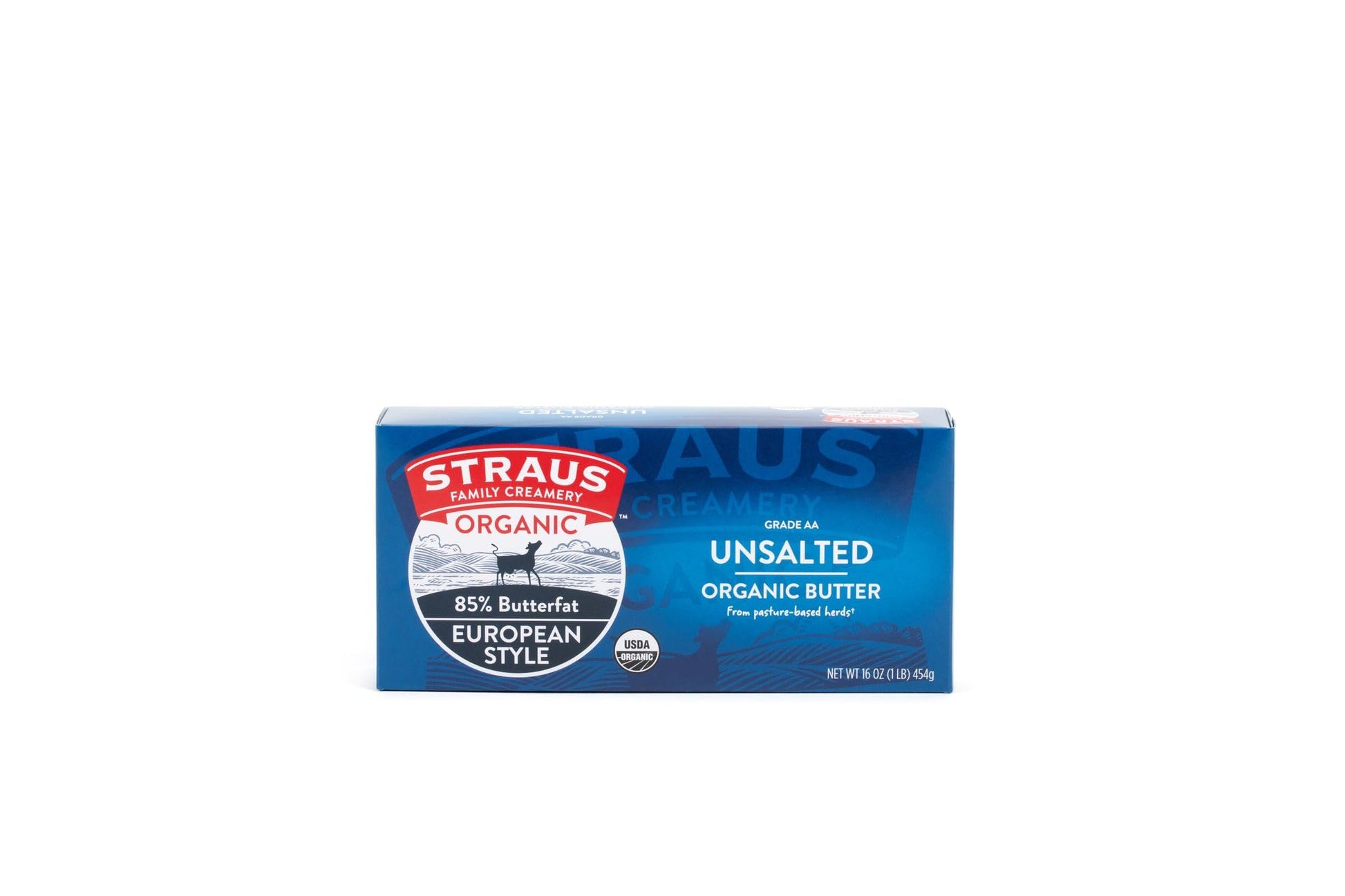 Straus Organic Butter - Unsalted, 16 oz
