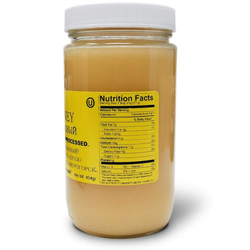 Altay Raw Linden Honey - 100% Pure, Unfiltered, Unpasteurized, Ethically Sourced - Glass Jar, 454g / 16oz