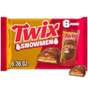 TWIX Caramel Cookie Snowmen Christmas Chocolate Candy Bars  6 Ct Pack