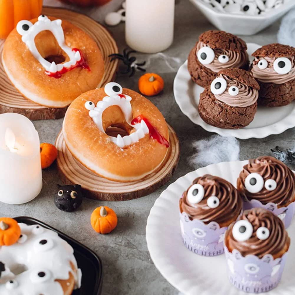Edible 1cm Small Candy Eyes Halloween Sprinkles Cake Cupcake Toppers Cookie Decorations Dessert Sprinkle Eyeballs Sugar Sprinkle