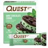 Quest Nutrition Mint Chocolate Chunk Protein Bars, 20g Protein, 1g Sugar, 4g Net Carb, Gluten Free, Keto Friendly, 4 Count