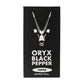 Oryx Black Pepper Refill Box - Premium Whole Black Peppercorns - 3.52oz - Refillable for Oryx Pepper Grinder - Naturally Organic