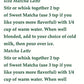 Organic Sweet Matcha Green Tea Powder, Cafe Style Blend by Cherie Sweet Heart (16 oz) (packaging may vary)