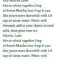 Organic Sweet Matcha Green Tea Powder by Chérie Sweet Heart, 16 oz - Cafe Style Blend, 1 lb, Perfect for Smoothies & Lattes