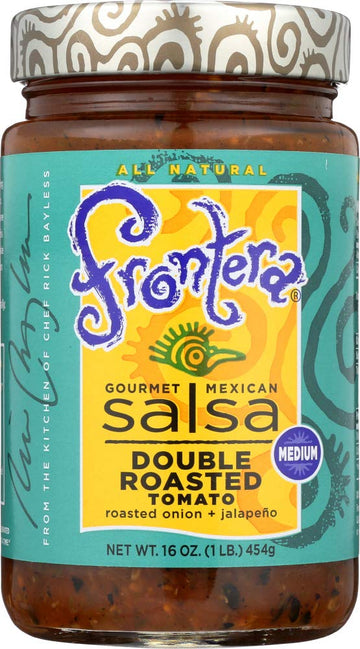 Frontera Double Roasted Salsa, 16-Ounce Units (Pack of 6)