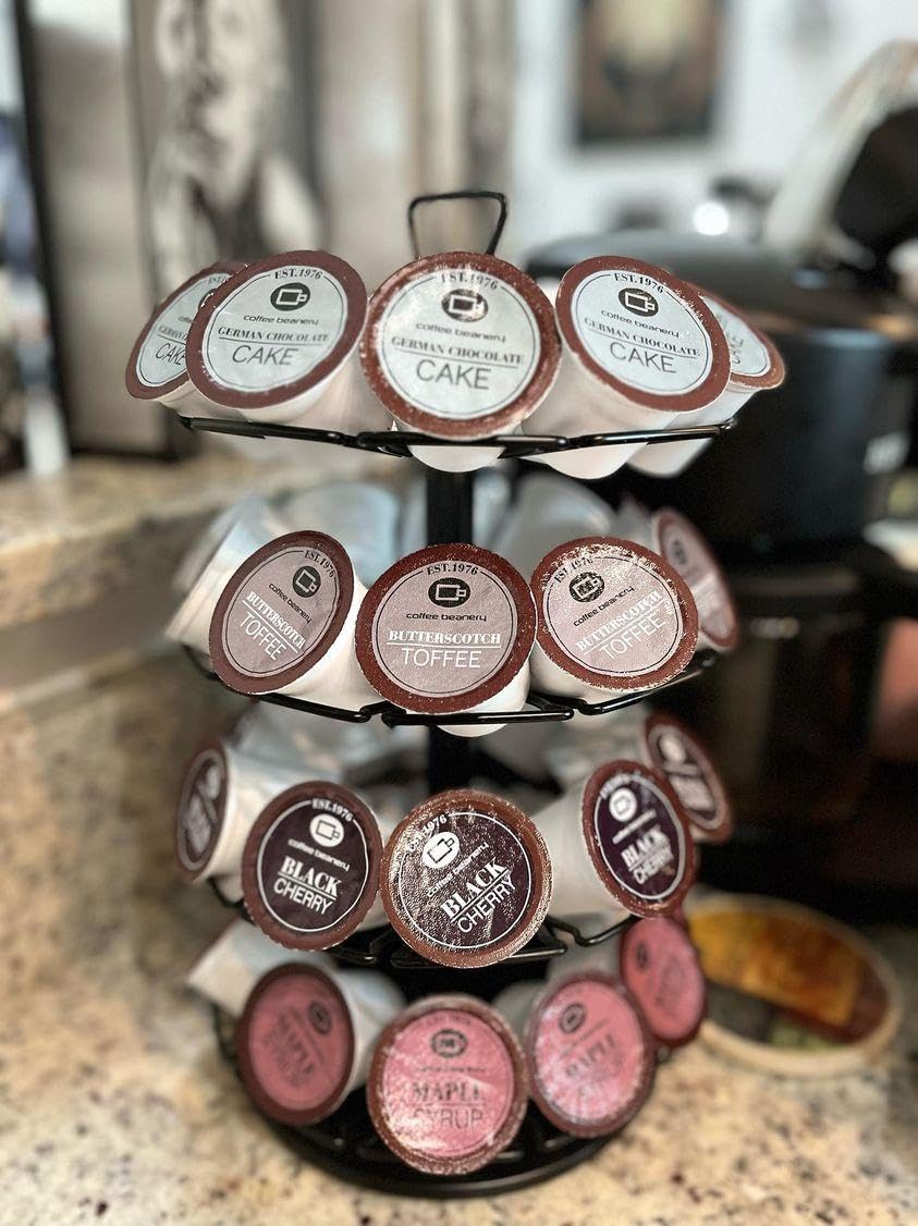Coffee Beanery German Chocolate Cake Decaf Coffee Pods - 192ct Bulk, Medium Roast, Flavored Coffee Pods