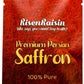 RisenRaisin Premium Persian Saffron Threads - Super Negin Grade, 4g, 100% Pure & Natural, Hand-Harvested, Rich Aroma & Flavor