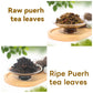 Lwxljmjzc-Ripe Puerh Tea Mini Cake 30Pcs(10 Tastes*3Pcs) |Yunnan Pu-Erh Tea |Rice Balls (Cook&Uncook) Puerh Tea | Mini Tuo Cha Black Tea