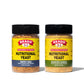 Bragg Nutritional Yeast Seasoning Variety Pack - (2 Pack) 3 oz - Dairy-Free Parmesan Cheese Substitute - Perfect for Salads, Pas