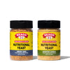 Bragg Nutritional Yeast Seasoning Variety Pack - (2 Pack) 3 oz - Dairy-Free Parmesan Cheese Substitute - Perfect for Salads, Pas