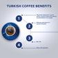 Caf   Najjar, Turkish Coffee, 450Gr , 100% Arabica Coffee Beans, Ground Coffee, Dark Roast, Lebanese Coffee, Arabic Coffee, Coff