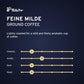 Tchibo Roasted Ground Coffee – Feine Milde - Light Roast Arabica Beans For A European Style Coffee – Intensity 2/6, Acidity 3/6, Roast Level 2/6 – 17.6 Oz