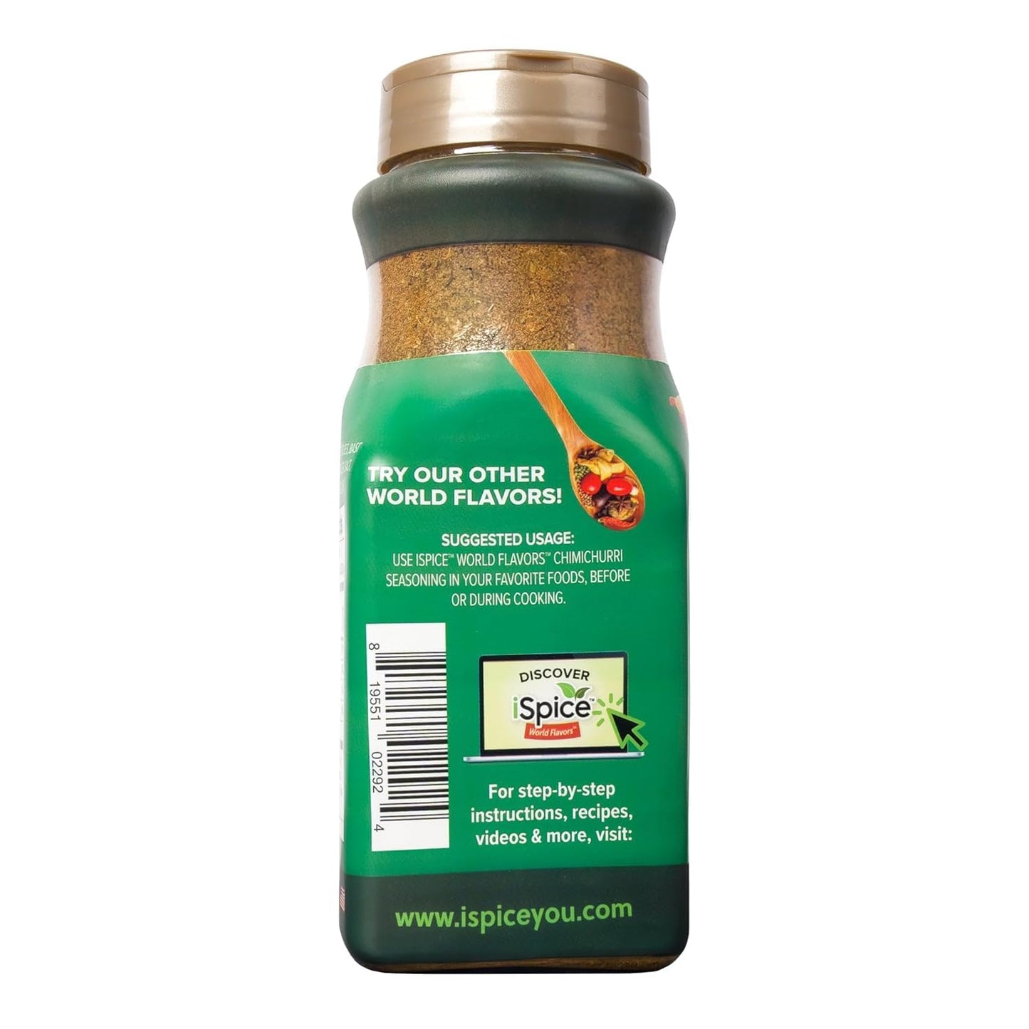 Ispice Blend | Chimichurri Seasoning | 9.77 Oz | Mixed Spice & Seasoning | Bulk Size | Halal | Kosher (Chimichurri)
