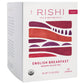 Rishi Tea English Breakfast Tea - Organic Sachet Tea Bags, Energizing & Caffeinated Pure Black Tea, Ideal for Hot or Iced Tea - 