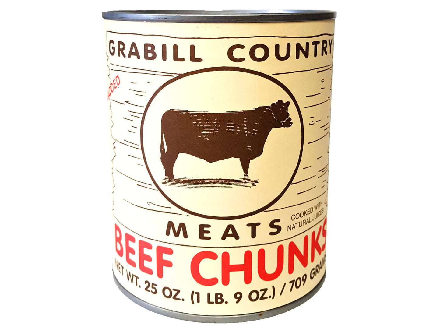Grabill Country Meats Canned Beef Chunks  Favorite Amish Food  25 Oz. (Pack Of 3)
