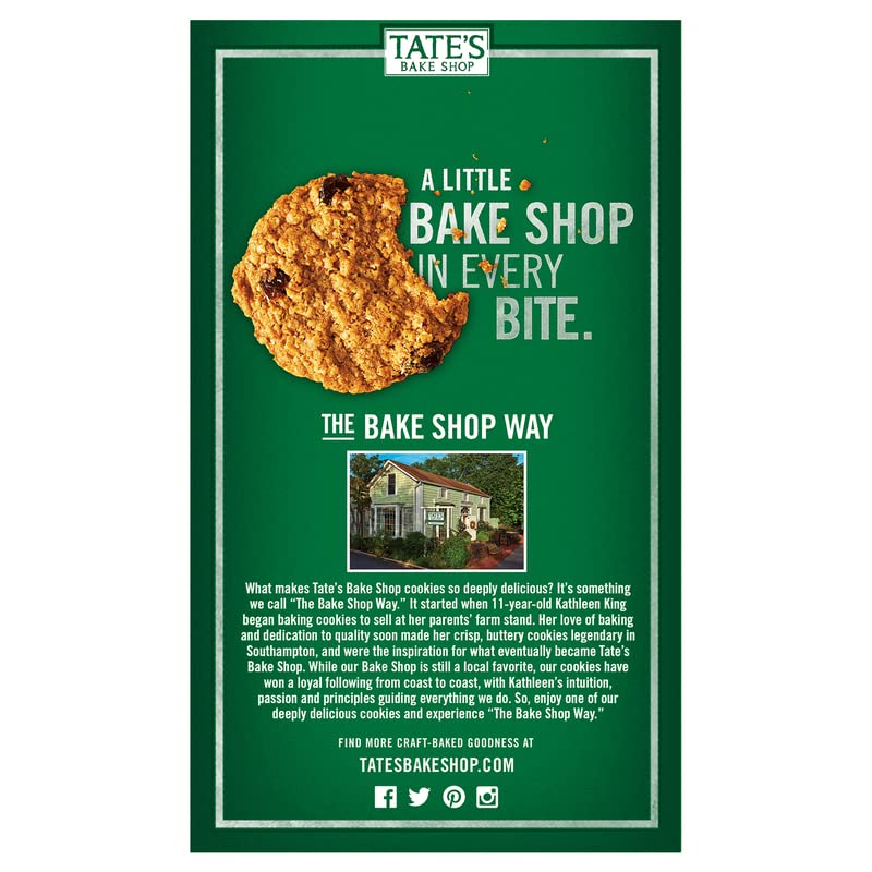 9079094 Oatmeal Raisin Ckies 7Oz Tate'S Bake Shop Oatmeal Raisin Cookies 7 Oz Bagged (Pack Of 6)
