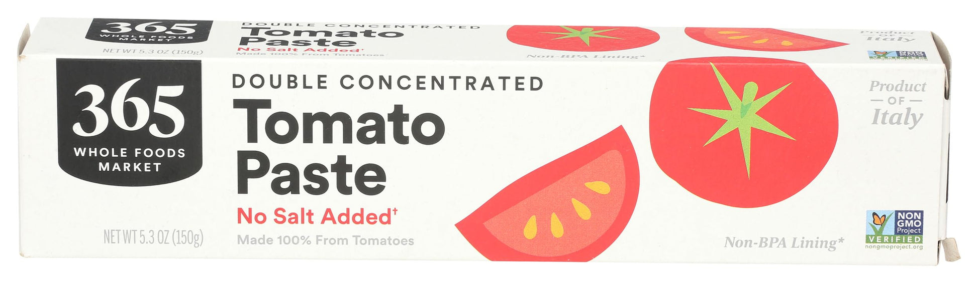 365 by Whole Foods Market, Tomato Paste, Double Concentrated, 5 Ounce