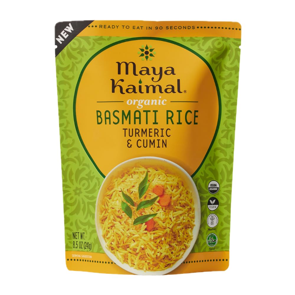 MAYA KAIMAL Organic Turmeric & Cumin Basmati Rice, 8.5 OZ