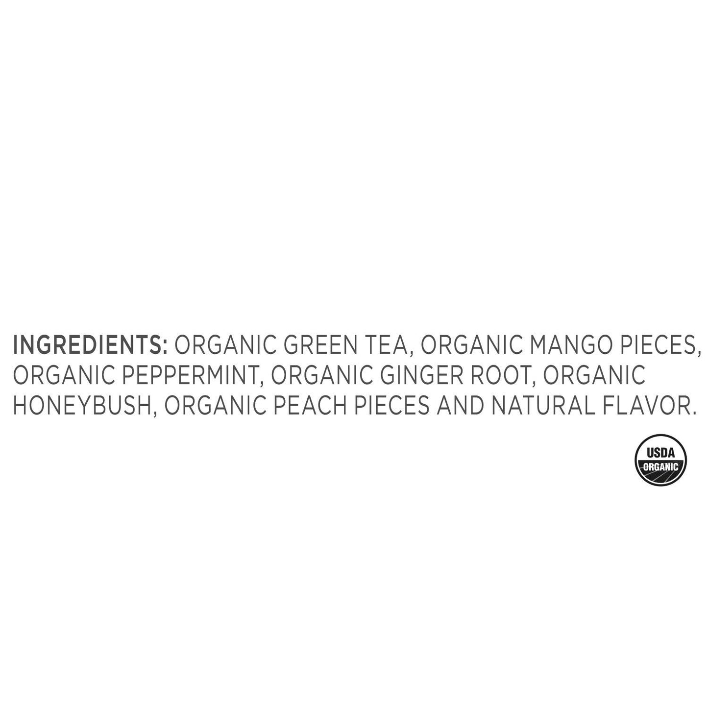 Tea Forte Organic Green Tea, Makes 35-50 Cups, 3.53 Ounce Loose Leaf Tea Canister, Green Mango Peach