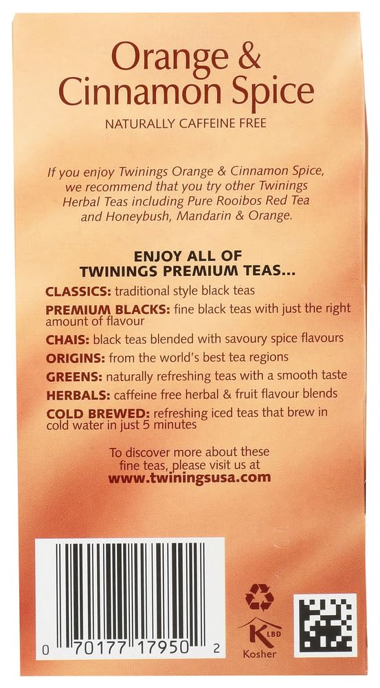 Twinings Orange & Cinnamon Spice Tea - 20 Ct By Twinings