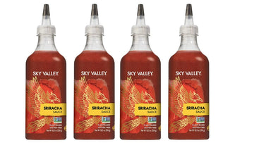 Sky Valley Sriracha Sauce - Hot Sauce, Made With Red Jalapeno Peppers, Gluten Free, Vegan, Non-Gmo, Less Than 2G Of Sugar Per Se