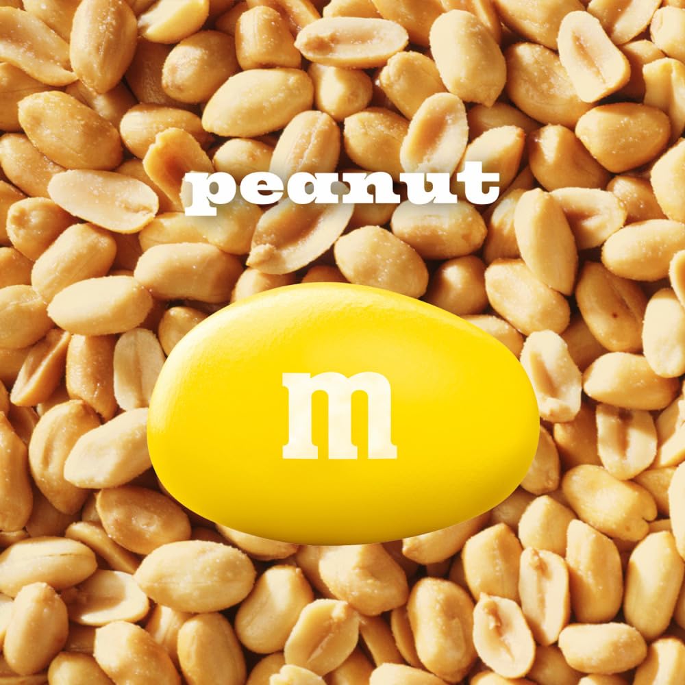 M&MS Peanut Chocolate Candy Movie Theater Box 3.1-Ounce Box