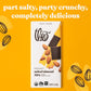 Theo Chocolate Salted Almond Organic Dark Chocolate Bar, 70% Cacao, 12 Pack | Vegan, Fair Trade