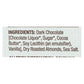 Snacking Chocolate Dark Chocolate Almond with Sea Salt 4.70 Ounces (Case of 12)