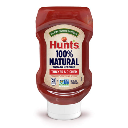 Hunts All Natural Tomato Ketchup, 20 oz