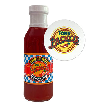 Tony Packo'S Sweet Hot Ketchup, 14 Ounce Jar (Pack Of 4) With Tony Packo Jar Opener